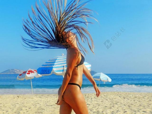 BOXBRAIDS 女人 美容 海滩 女性 魅力 美丽 感性