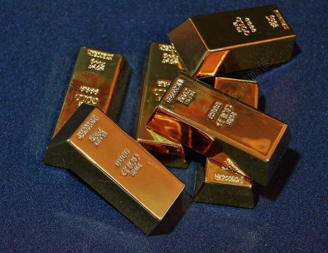 金融商务黄金金条背景图片