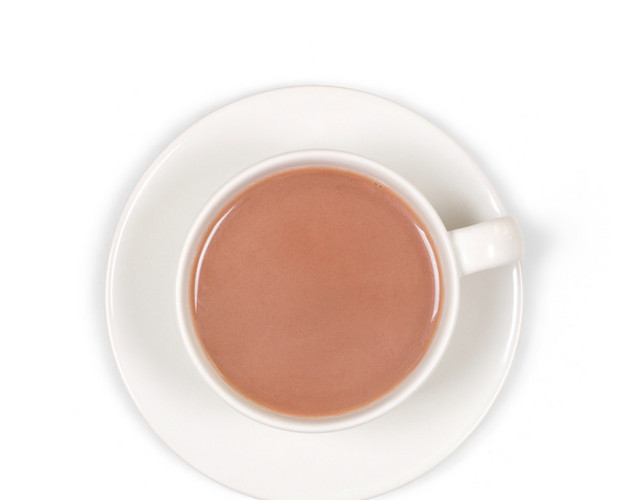 茶杯水彩矢量元素
