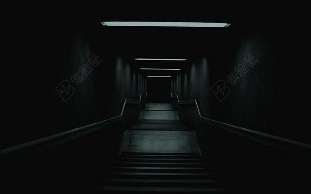 梯子 黑暗 神秘 楼梯的黎明 走廊 吓人