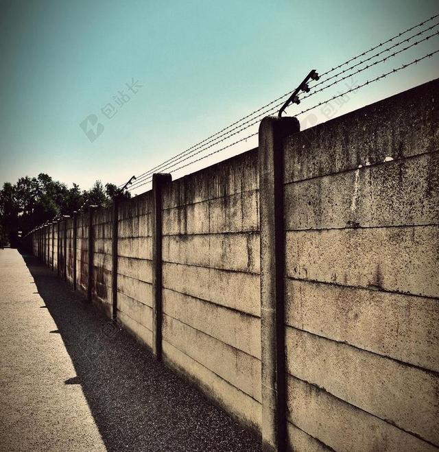 KONZENTRATIONSLAGER 达豪 墙 铁丝网 历史