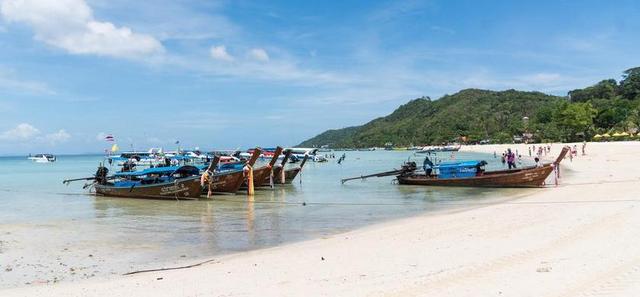 皮皮皮皮岛之旅 普吉岛 泰国 海滩 船 海 水 旅游 自然