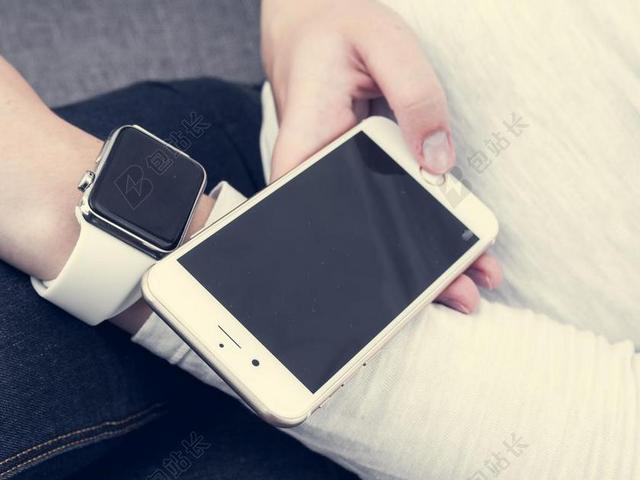 科技智能手机手表背景图片