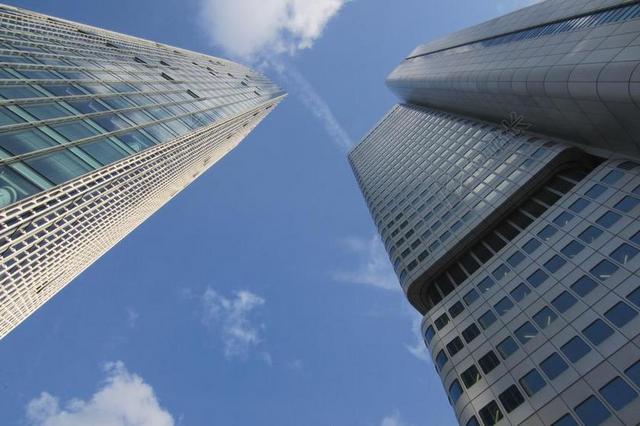 建筑时尚欧洲中央银行背景图片