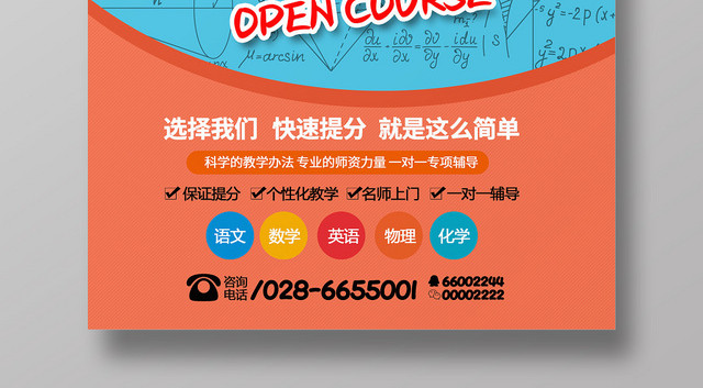 教育一对一专项辅导公开课海报