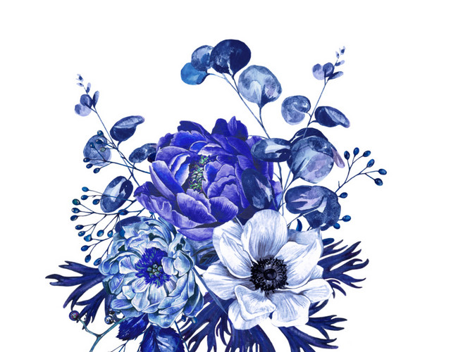 水彩花卉