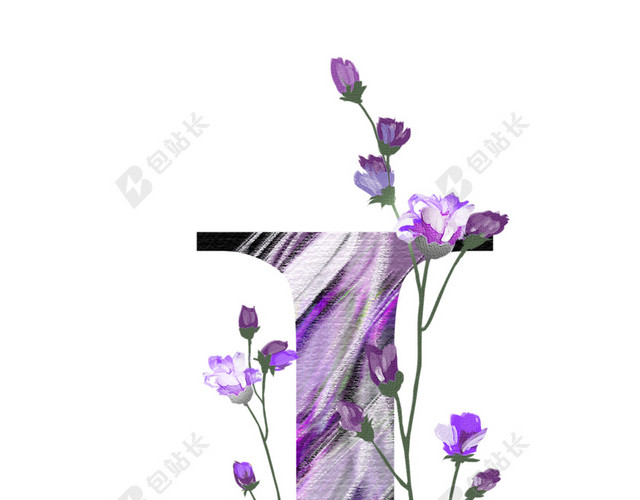 装饰花朵手绘水彩背景素材