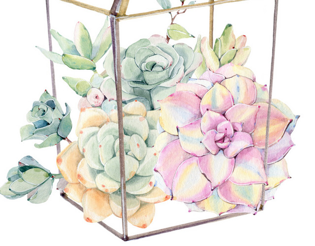 花朵吊篮素材