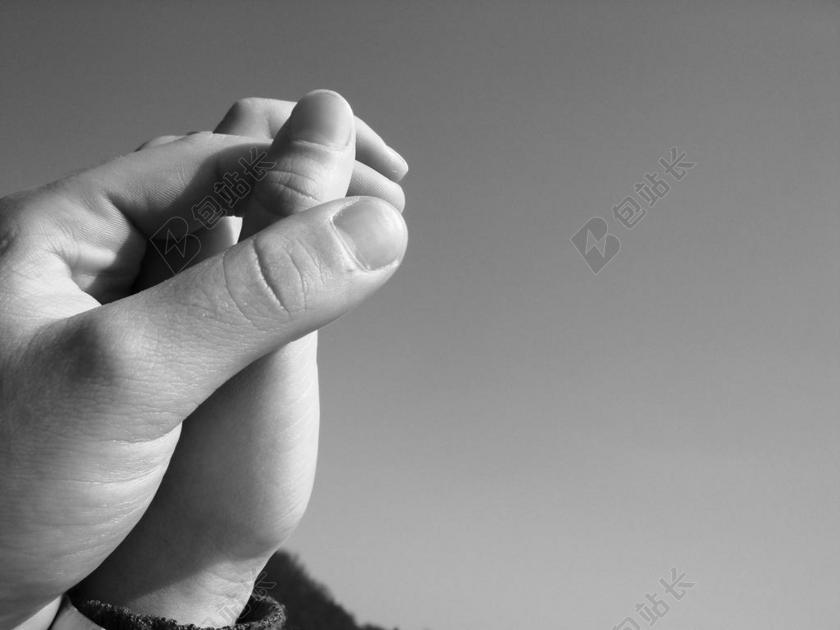 广告简约牵手的爱宣传背景图片