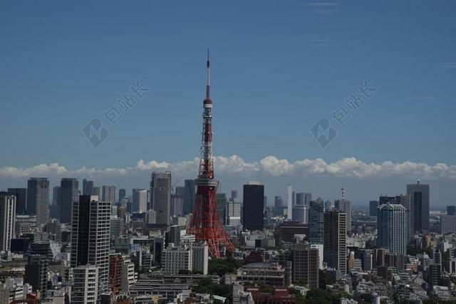 东京塔 东京 日本 城市 市容