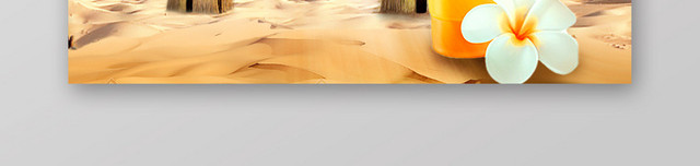 夏季沙漠防晒霜爆款电商活动BANNER