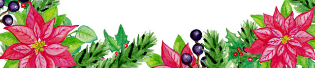 水彩彩绘植物鲜花边框绘画素材
