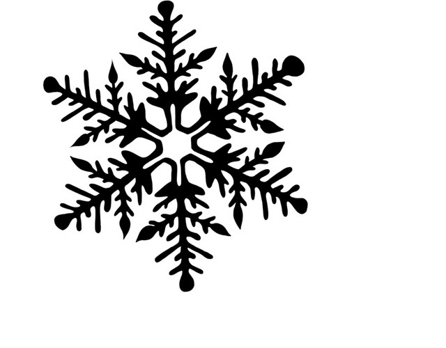 彩色矢量雪花素材