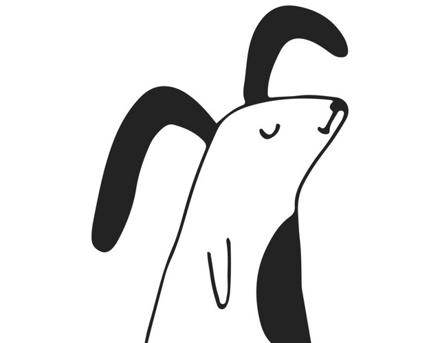 卡通可爱小狗