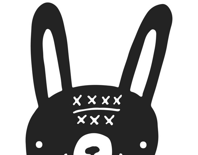可笑兔子头像素材