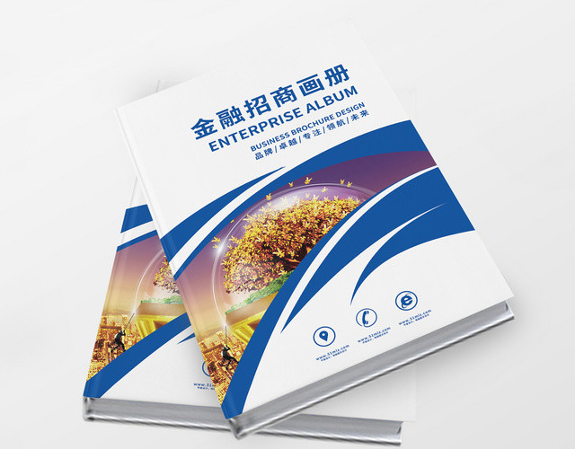 整套大气金融招商画册