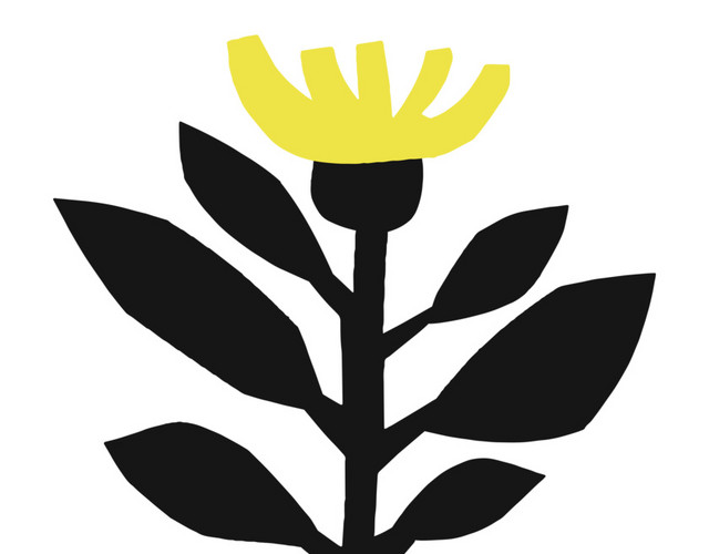 儿童画菊花素材