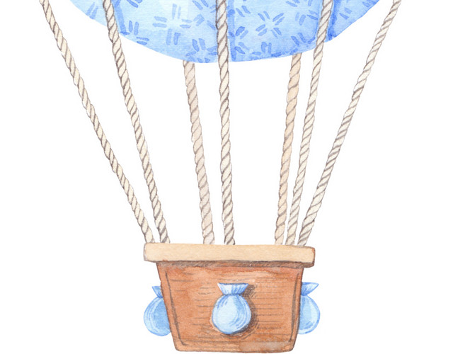 热气球素材