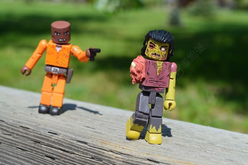 僵尸 行尸走肉 枪手 攻击 人物的动作 玩具 敌人 不死族