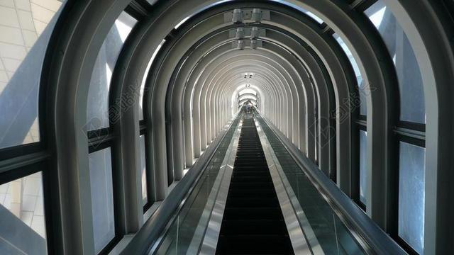 大阪 日本 建设 室内 内 捷运 玻璃 玻璃 拱型 隧道