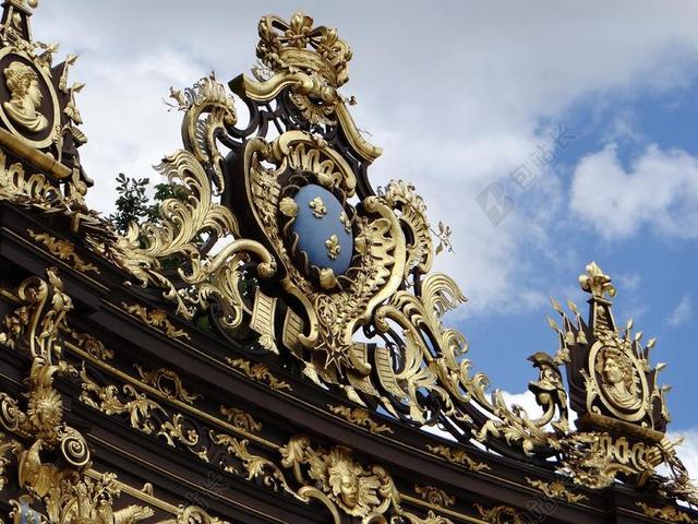 地方 斯坦尼斯拉斯广场 南希 法国 喷泉 牛仔裤的爱 黄金