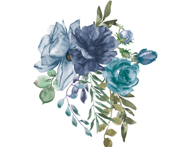 手绘花卉素材