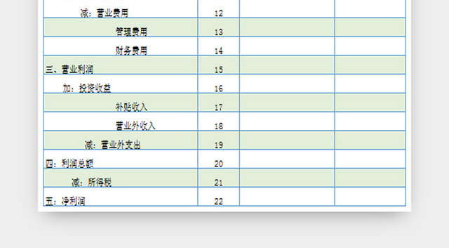 现金流量表