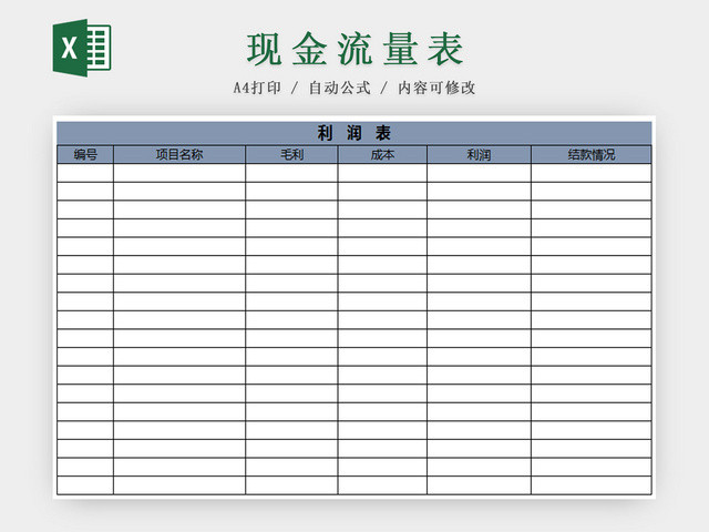 现金流量表