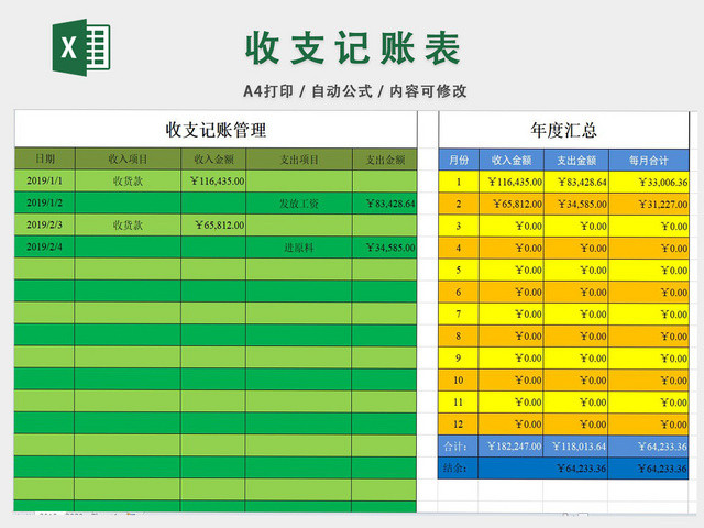 收支记账管理