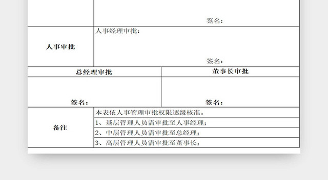 离职申请表员工离职表交接表