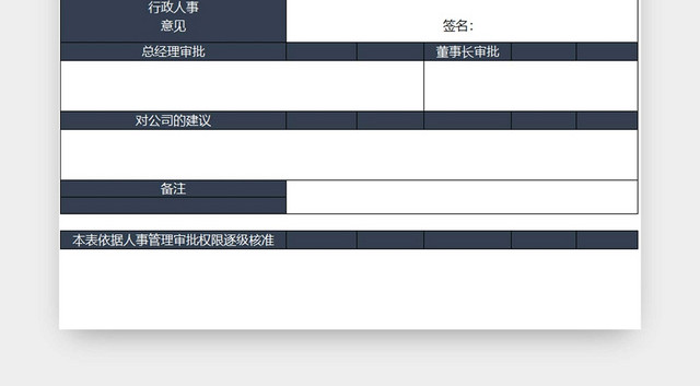 离职申请表员工离职表交接表