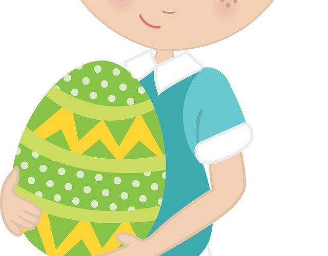 创意小孩子水彩矢量元素