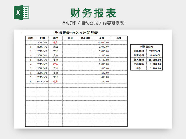 财务报表