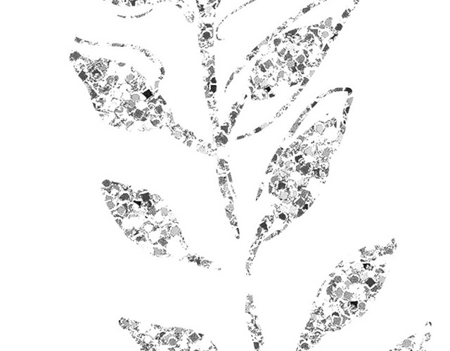 树叶水晶