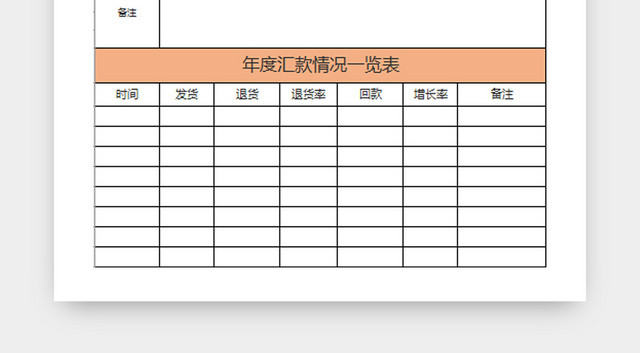 行政管理客户档案表