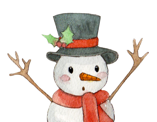 雪人免抠素材