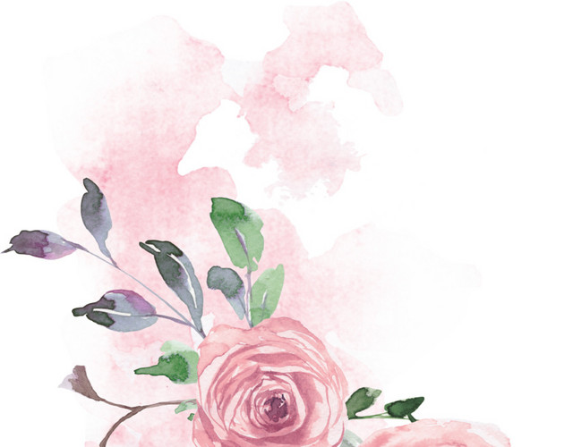 水彩花卉