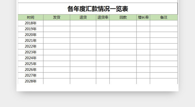 客户信息管理表