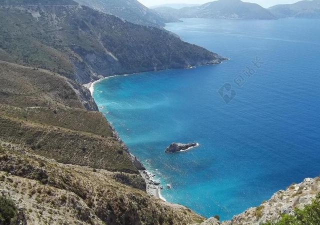 海 夏天 希腊 地中海 旅行 水 海滩 爱琴海 旅游 岛