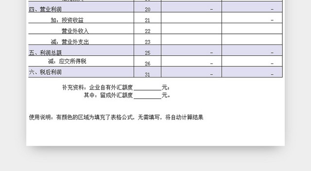 财务报表