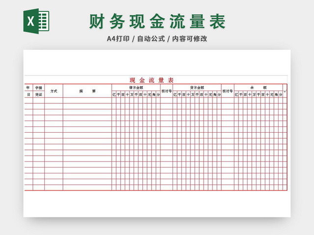 现金流量表