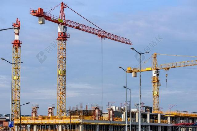 设备施工建设现场背景图片