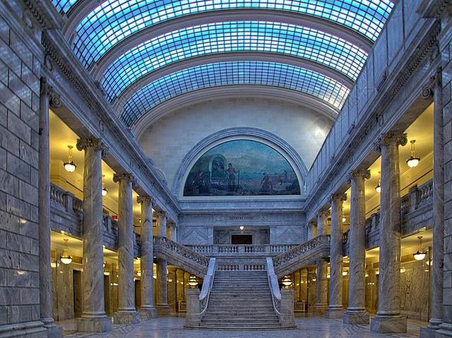 盐湖城 国会大厦 犹他州 美国 HDR