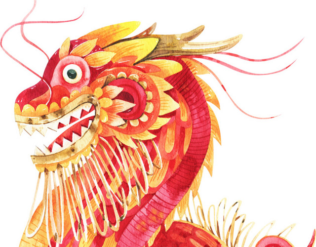 龙年吉祥免抠素材