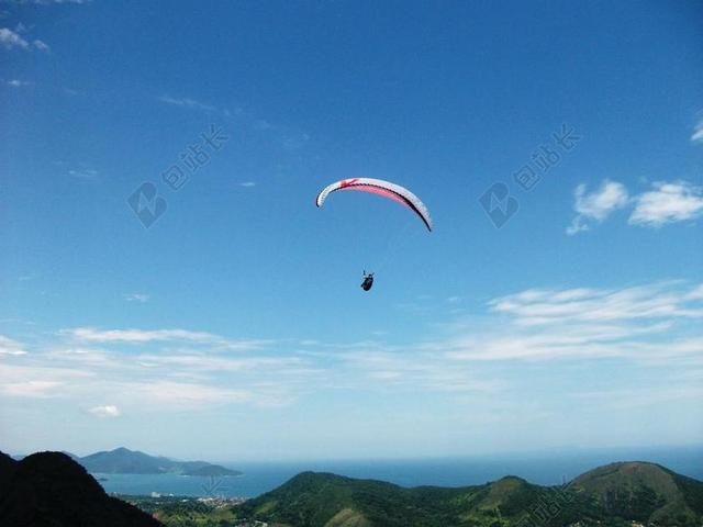摄影唯美空中滑翔背景图片