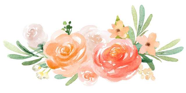 梦幻花朵免抠素材