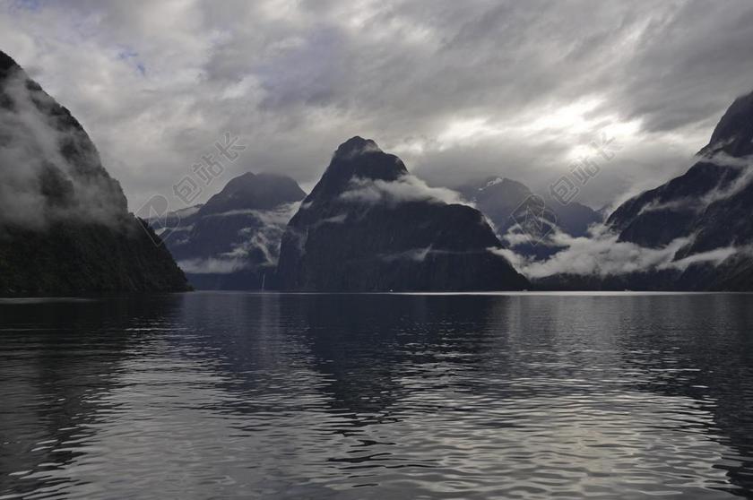 自然 风景背景 自然景观 新西兰 FIORLAND