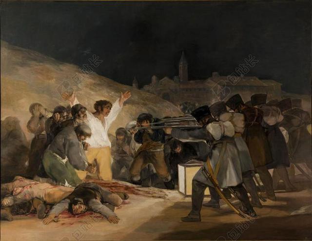 执行 射击 布面油画 弗朗西斯科德戈雅 1814 油画 艺术