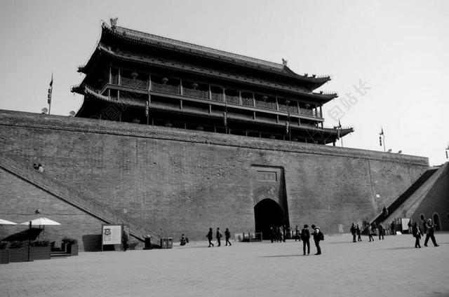 摄影复古老旧先古城背景图片