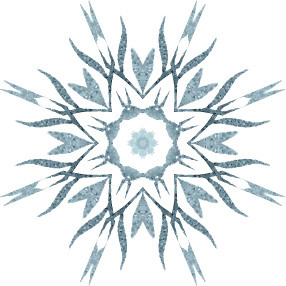 一片雪花免抠素材